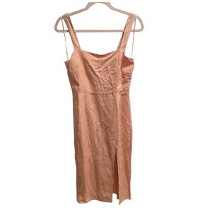 NWT Womens Forever 21 Woven‎ Dress, Coral color, size Small